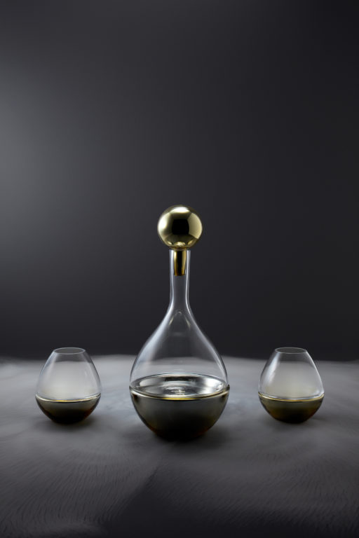 Carafe et verre Double Jeu_Verreum