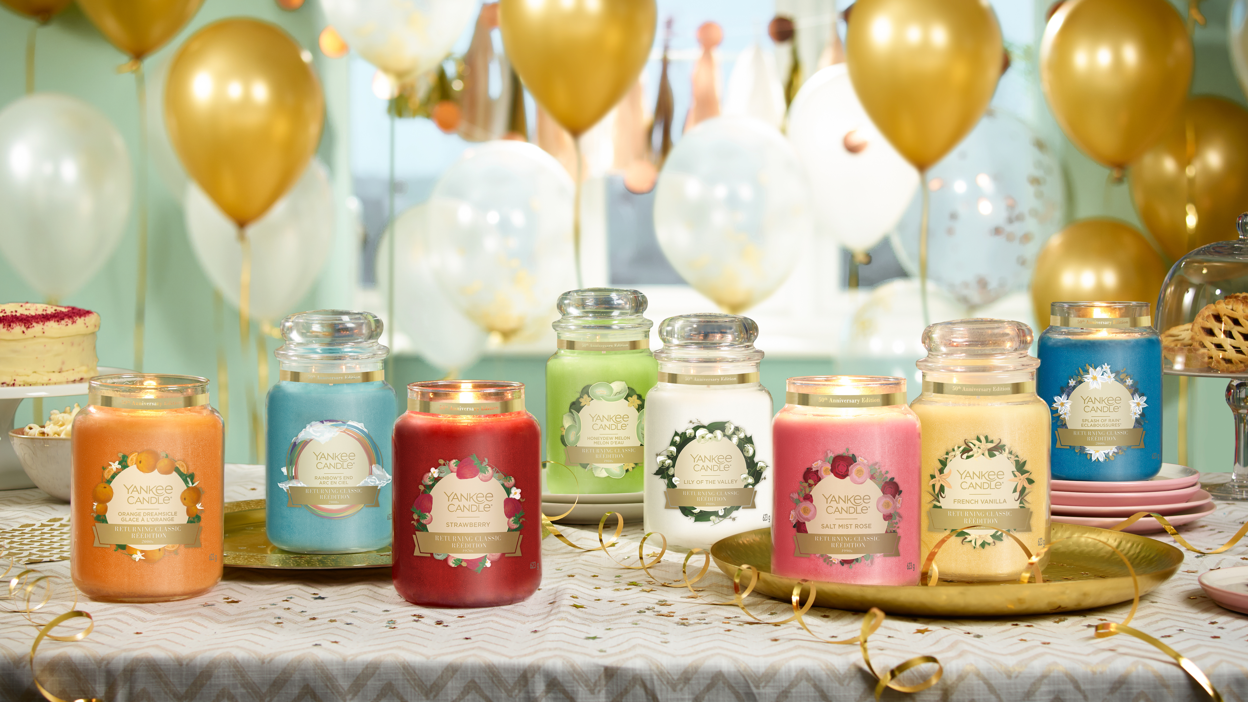 Yankee Candle célèbre son 50e anniversaire