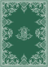 GIEN TORCHON MONOGRAMMES