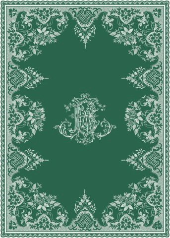 GIEN TORCHON MONOGRAMMES
