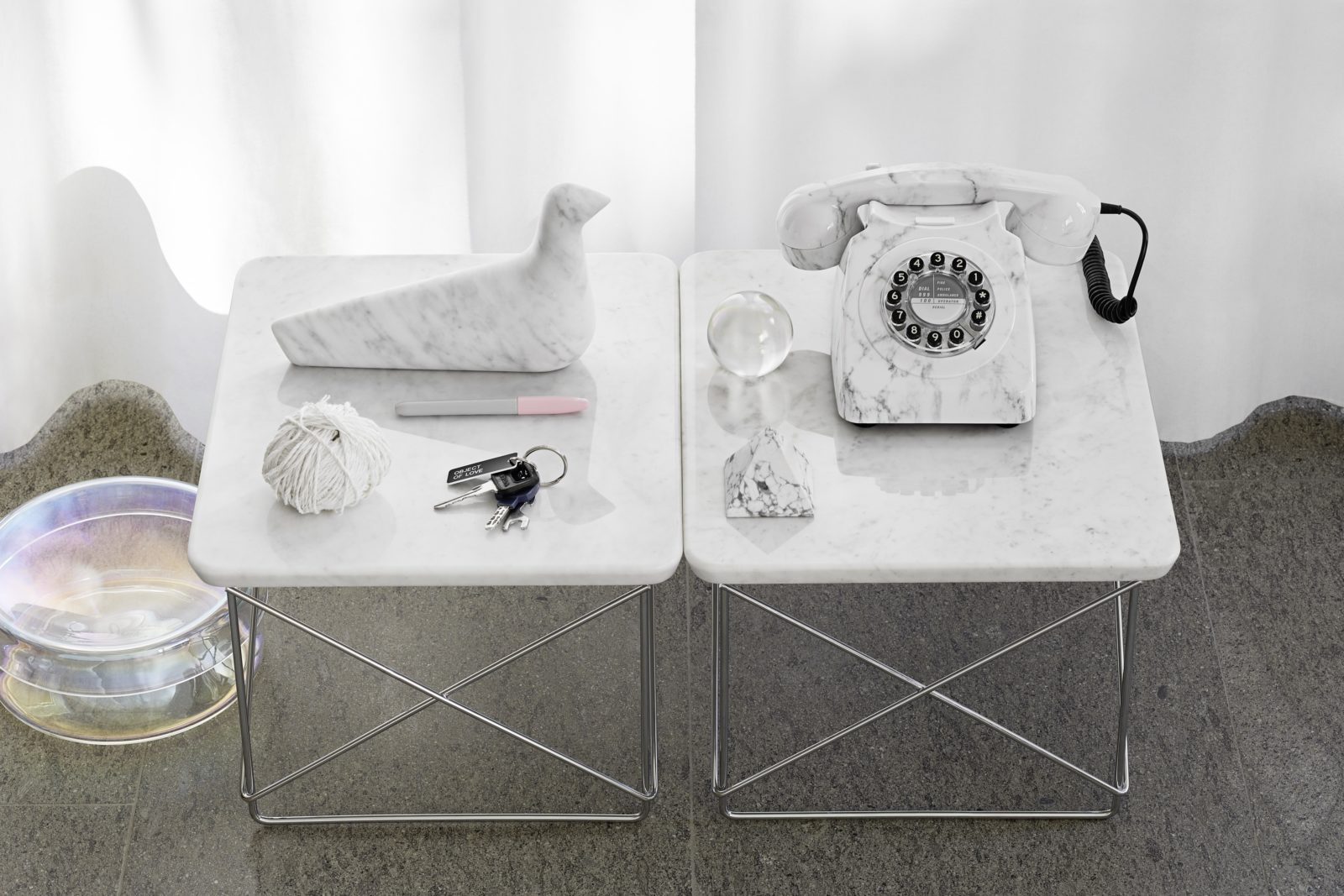 L’Oiseau en version marbre – Ronan et Erwan Bouroullec_Vitra_Home fashion News