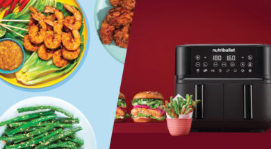 Nutribullet air fryer double bacs