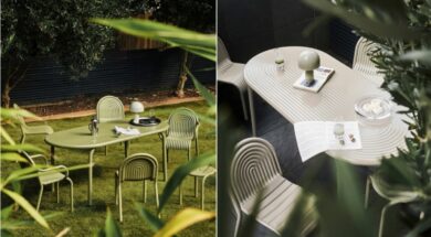 Tom Dixon dévoile GROOVE, sa première collection de mobilier outdoor