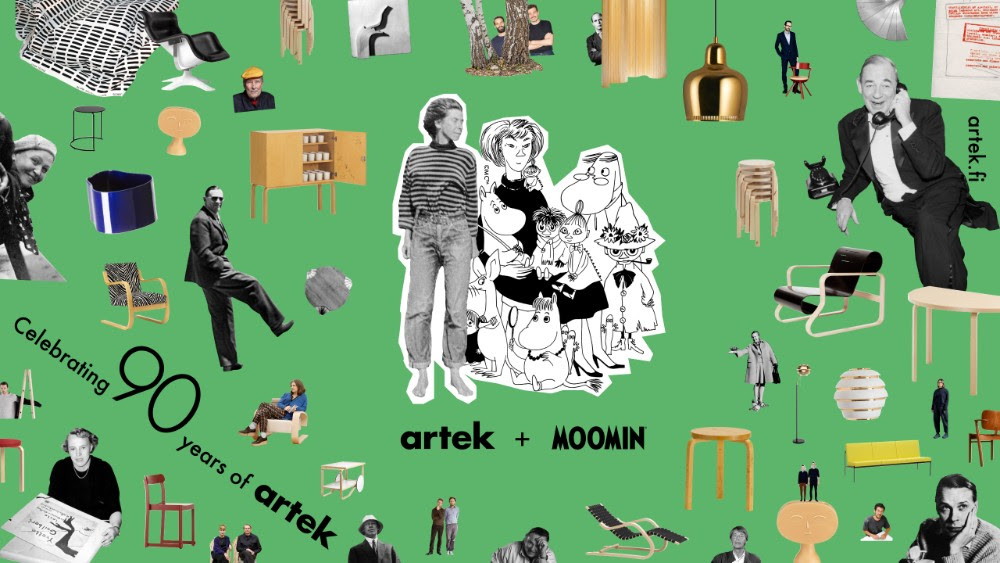 Artek célèbre ses 90 ans avec une collection hommage aux Moomins