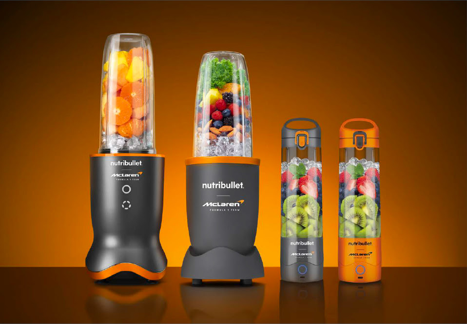 Nutribullet passe à la vitesse supérieure avec McLaren F1 Team