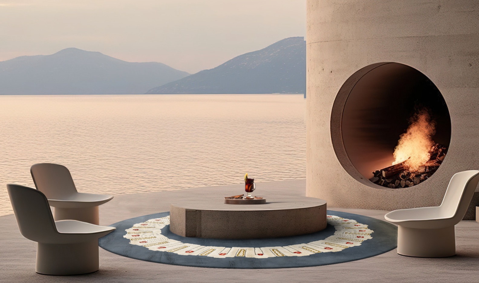 Luxe, nature et héritage : les tapis outdoor selon Maison Leleu