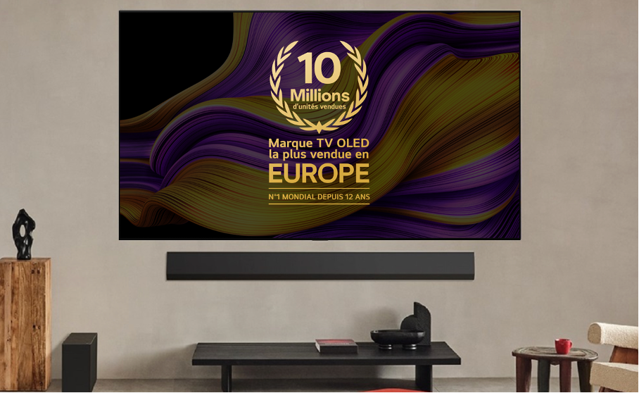 LG franchit les 10 millions de téléviseurs OLED vendus en Europe