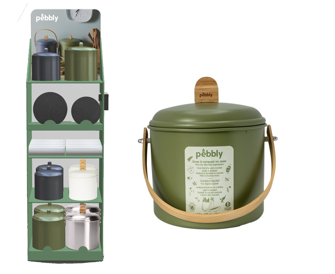 Compost en magasin – Pebbly transforme une catégorie occasionnelle en opportunité durable