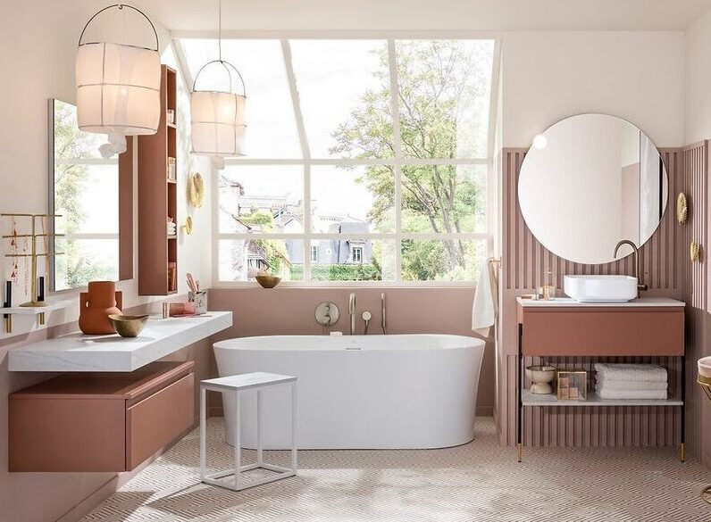 Salle de bains : Delpha mise sur les couleurs et les textures