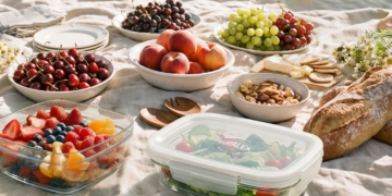 Duralex - Freshbox - Boite de conservation 0,8L à ailettes couvercle blanc Pic nique