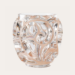 TOURBILLONS vase, grand size, coral patina ©LALIQUE
