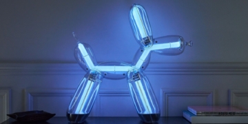 Lexon x Jeff Koons-Balloon Dog Lamp Grande-Lifestyle-Cold